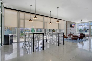 Clubhouse Seating at Parq Crossing Apartments
